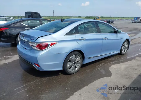 2013 Hyundai Sonata Hybrid Limited z USA, uszkodzony, nr VIN KMHEC4A47DA050346